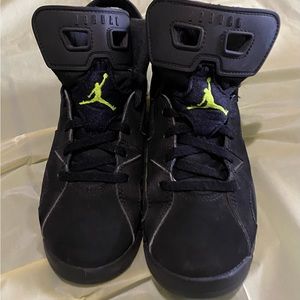 Jordan boy sneakers green and black